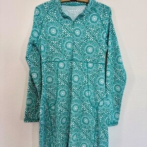SOYBU DRESS - SZ - L - Turquoise Mandala